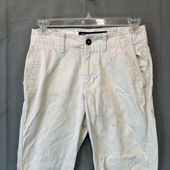 American Eagle Outfitters Straight Pant Men's Size 29x30 White Pockets Cotton - Picture 1 of 8